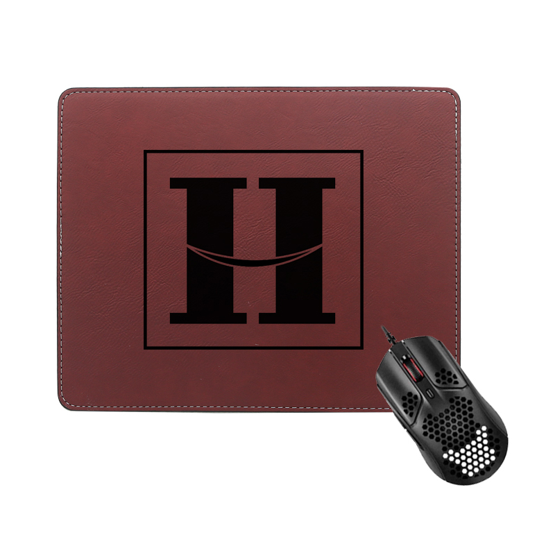 Laserable Leatherette Rectangle Mouse Pad 25*20cm