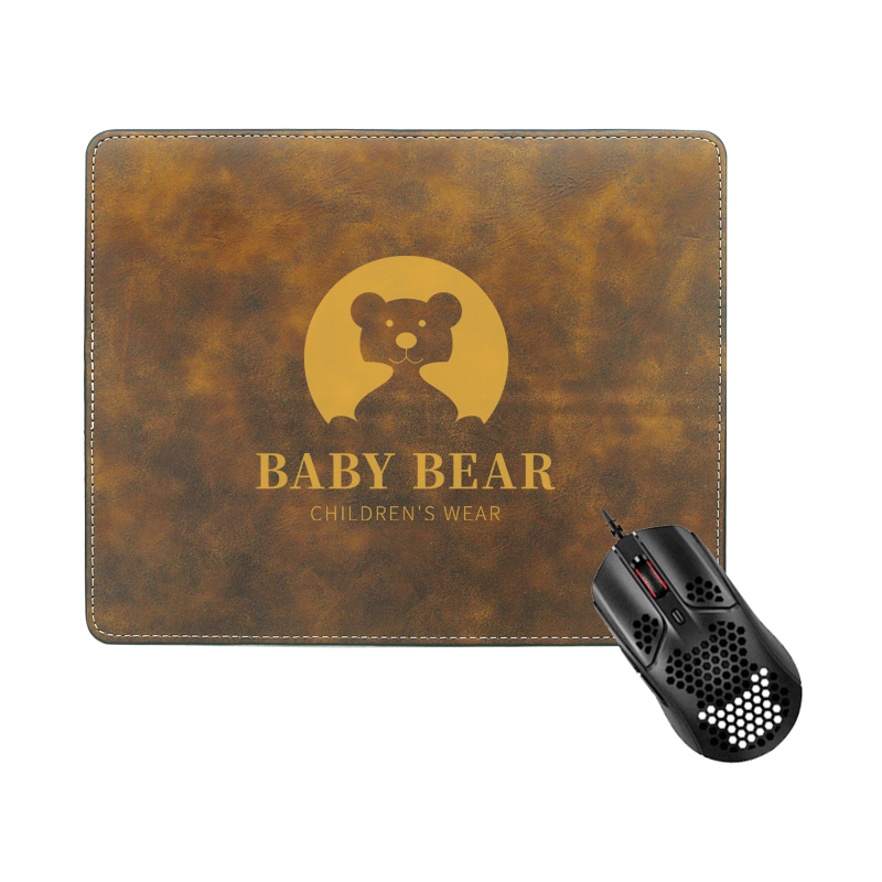 Laserable Leatherette Rectangle Mouse Pad 25*20cm