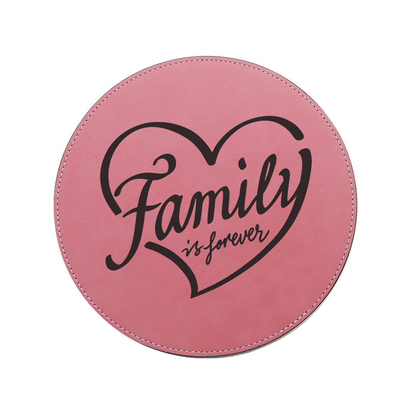 Laserable Leatherette Round Mouse Pad 20*20cm