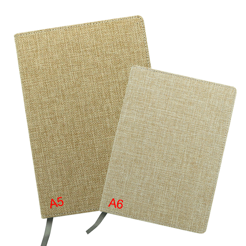 Sublimation Jute Changeable Notebook - A4 Size