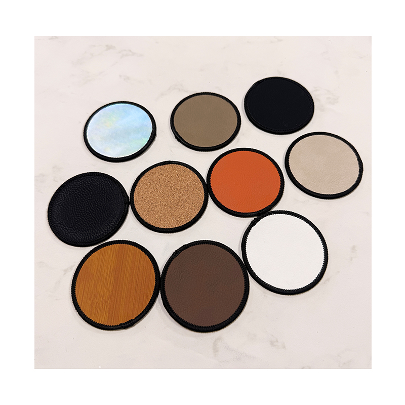 3' x 2' Rectangle Laserable Leatherette Merrow Patch na may Malagkit 3' x 2' Rectangle Laserable Leatherette Merrow Patch na may Malagkit