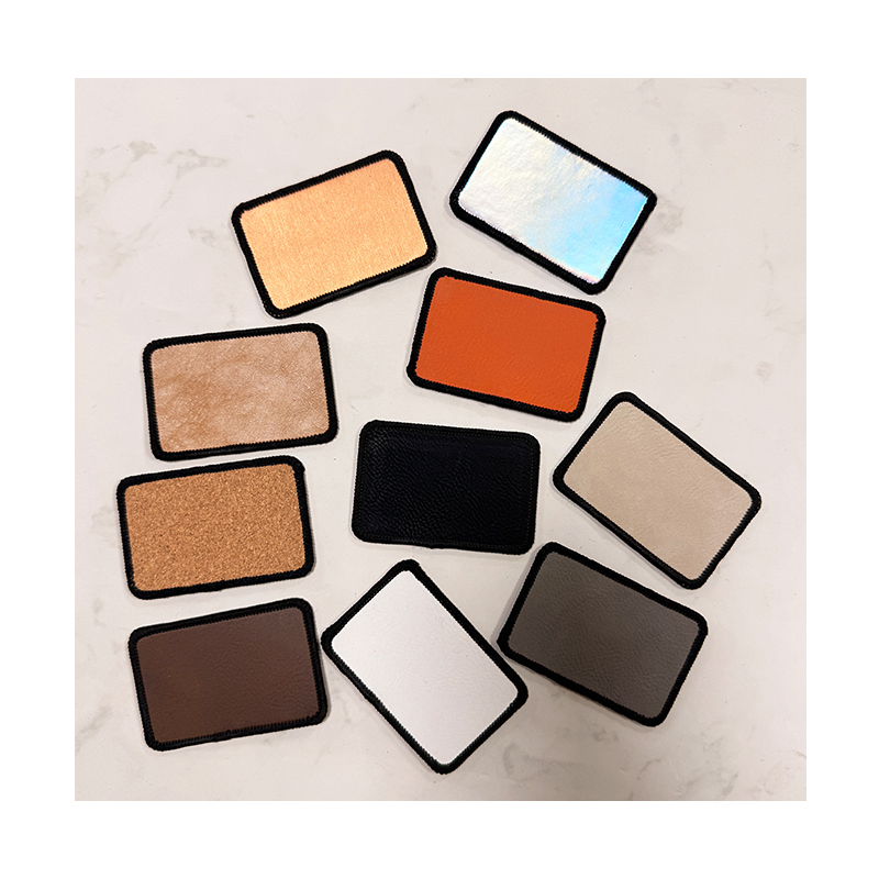 3' x 2' Rectangle Laserable Leatherette Merrow Patch na may Malagkit 3' x 2' Rectangle Laserable Leatherette Merrow Patch na may Malagkit