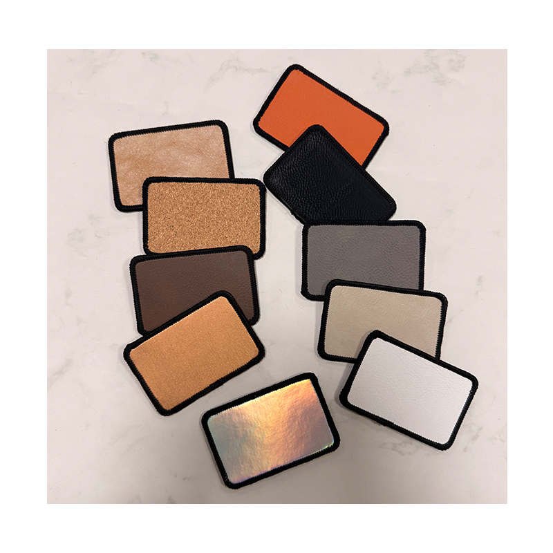 3' x 2' Rectangle Laserable Leatherette Merrow Patch na may Malagkit 3' x 2' Rectangle Laserable Leatherette Merrow Patch na may Malagkit