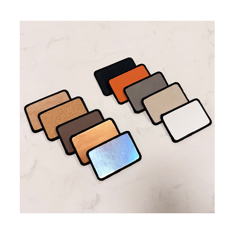 3' x 2' Rectangle Laserable Leatherette Merrow Patch na may Malagkit 3' x 2' Rectangle Laserable Leatherette Merrow Patch na may Malagkit