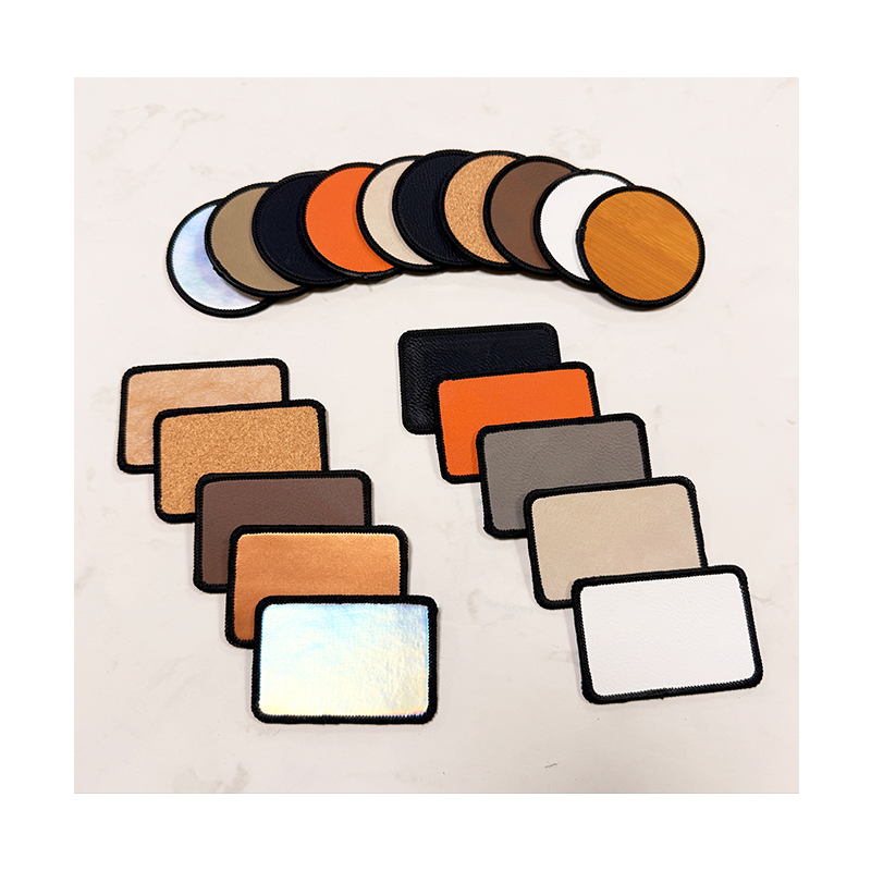 3' x 2' Rectangle Laserable Leatherette Merrow Patch na may Malagkit 3' x 2' Rectangle Laserable Leatherette Merrow Patch na may Malagkit