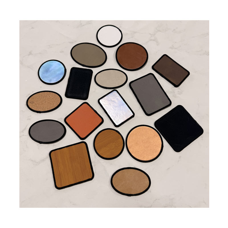 3' x 2' Rectangle Laserable Leatherette Merrow Patch na may Malagkit 3' x 2' Rectangle Laserable Leatherette Merrow Patch na may Malagkit