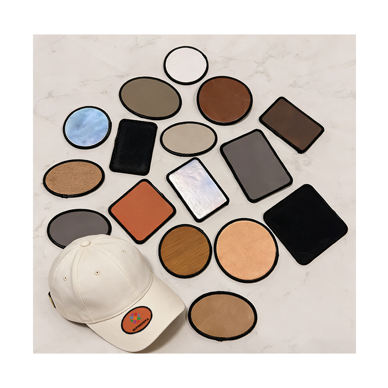 3' x 2' Rectangle Laserable Leatherette Merrow Patch na may Malagkit 3' x 2' Rectangle Laserable Leatherette Merrow Patch na may Malagkit