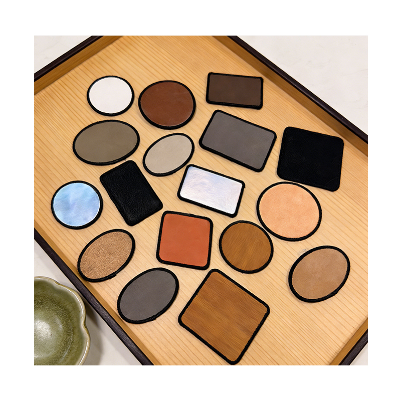 3' x 2' Rectangle Laserable Leatherette Merrow Patch na may Malagkit 3' x 2' Rectangle Laserable Leatherette Merrow Patch na may Malagkit