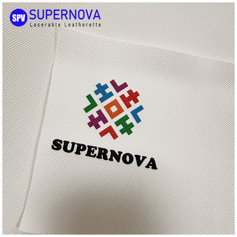 Canvas Pro White laserable leatherette sheets na may pandikit/walang pandikit