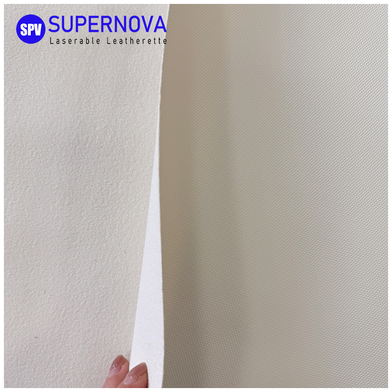 Canvas Pro White laserable leatherette sheets na may pandikit/walang pandikit