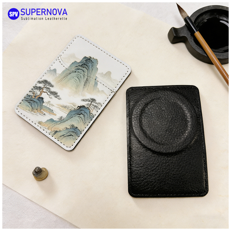Sublimation Leatherette Phone Card Holder na may Magnet Sublimation Leatherette Phone Card Holder na may Magnet