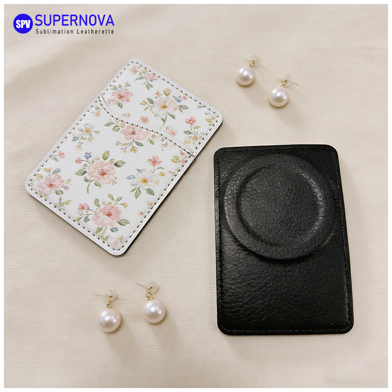 Sublimation Leatherette Phone Card Holder na may Magnet Sublimation Leatherette Phone Card Holder na may Magnet
