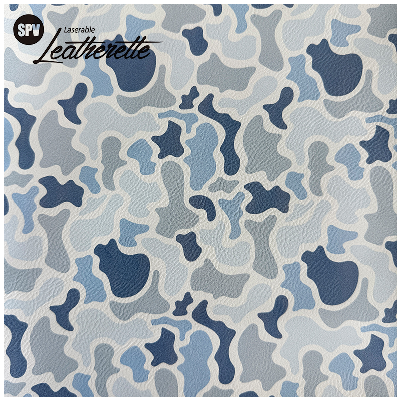 Camouflage Laserable Leatherette Sheet na may pandikit/walang pandikit