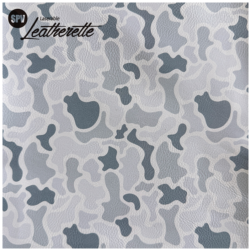 Camouflage Laserable Leatherette Sheet na may pandikit/walang pandikit
