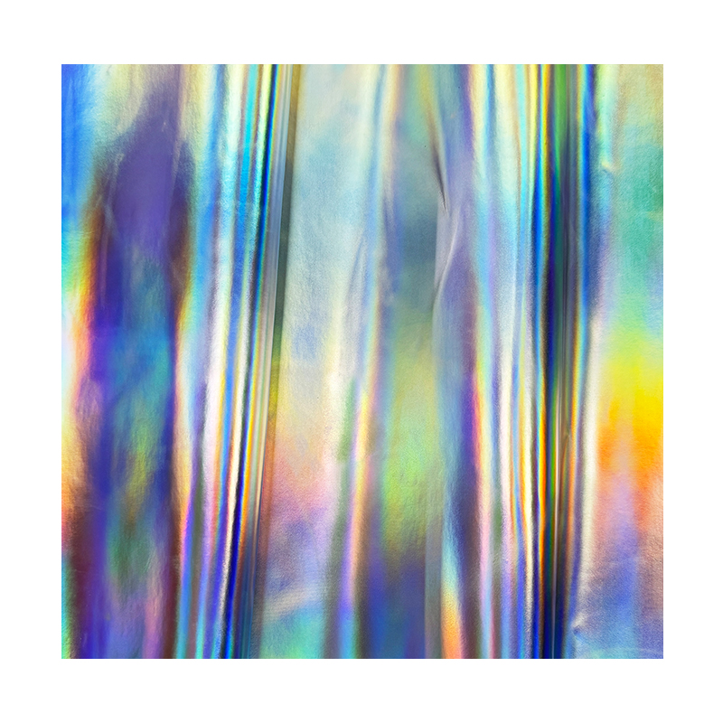 Holographic Laserable Leatherette Sheet na may pandikit/walang pandikit