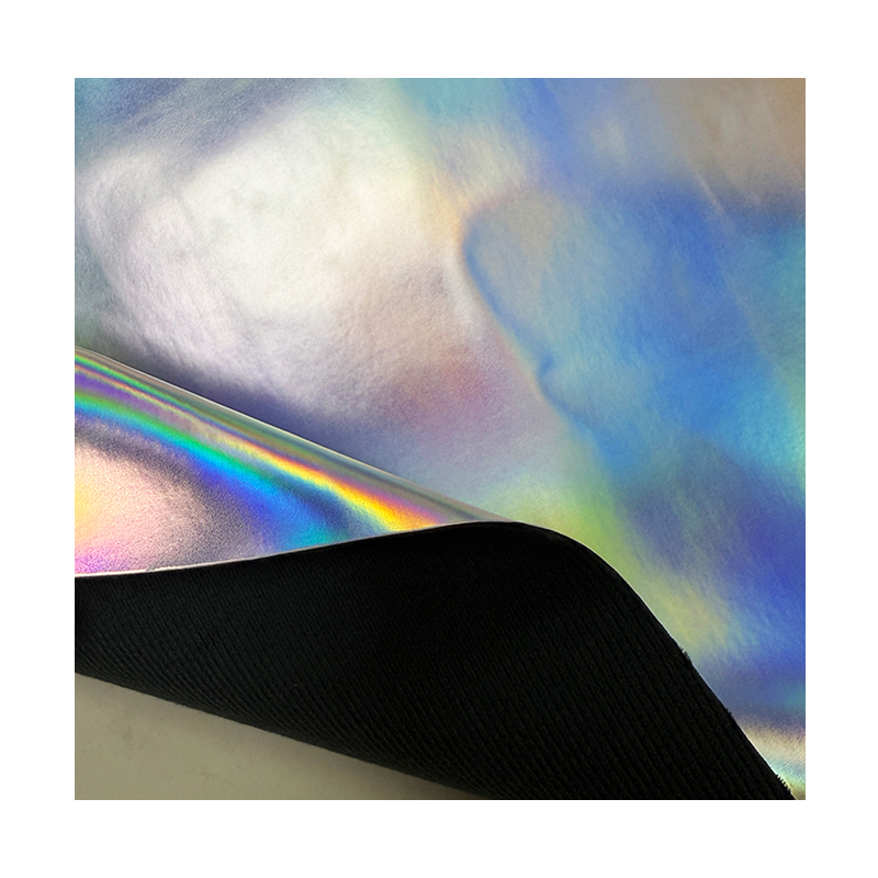 Holographic Laserable Leatherette Sheet na may pandikit/walang pandikit