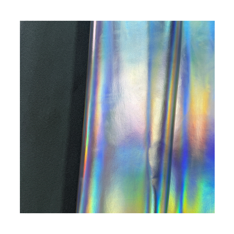Holographic Laserable Leatherette Sheet na may pandikit/walang pandikit