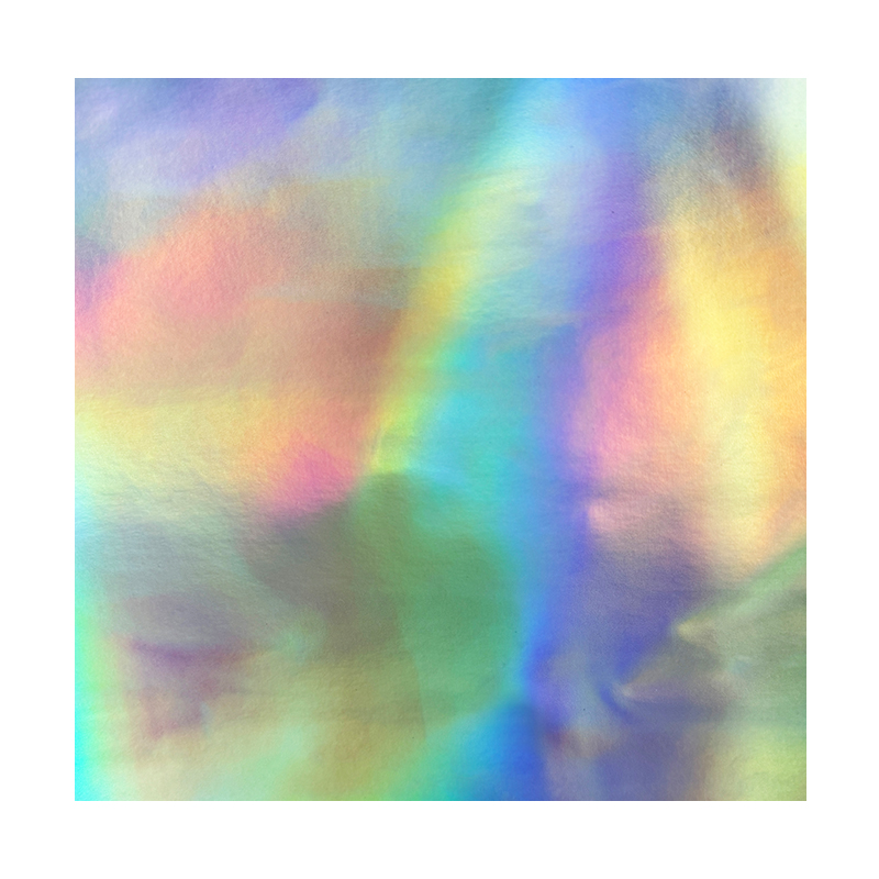 Holographic Laserable Leatherette Sheet na may pandikit/walang pandikit