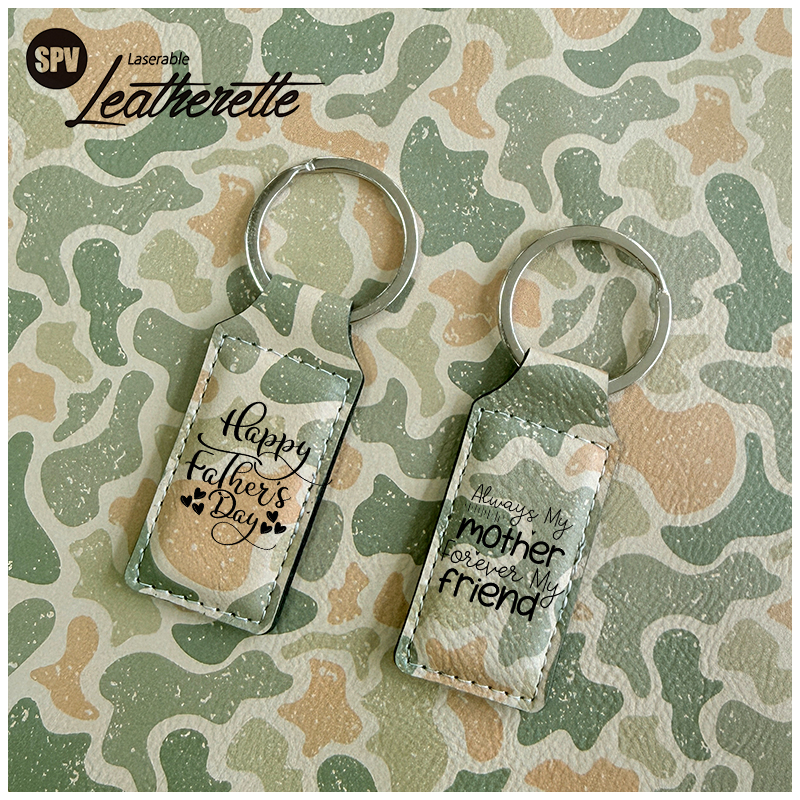 Camouflage Laserable Leatherette Sheet na may pandikit/walang pandikit