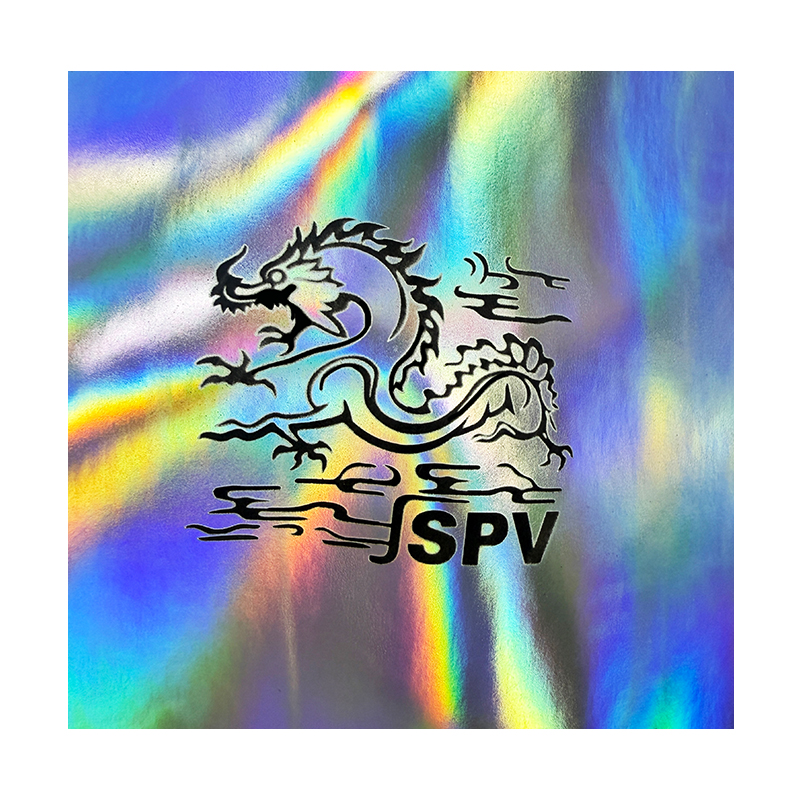 Holographic Laserable Leatherette Sheet na may pandikit/walang pandikit