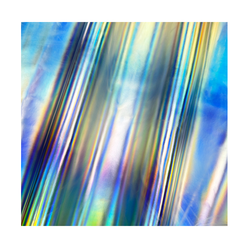 Holographic Laserable Leatherette Sheet na may pandikit/walang pandikit