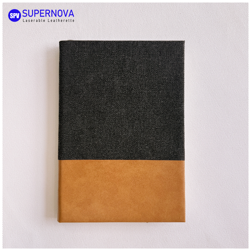 Split Laserable Leatherette at Canvas Notebook