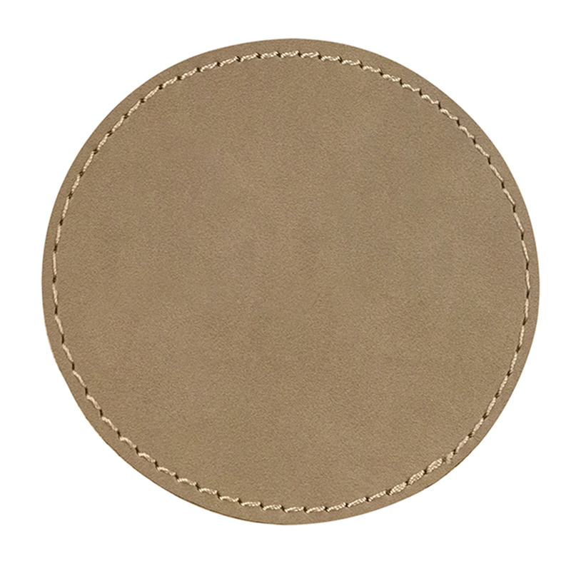 2 1/2' Round Leatherette Patch