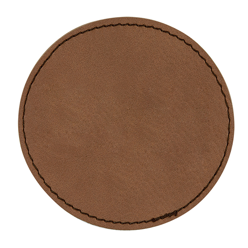 3' Round Leatherette Patches