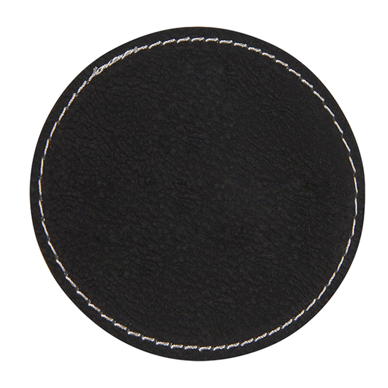 2 1/2' Round Leatherette Patch