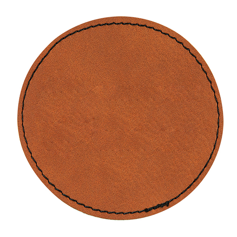 3' Round Leatherette Patches