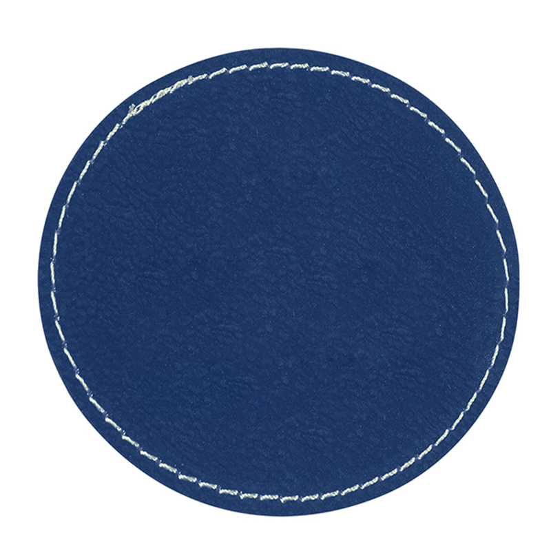 2 1/2' Round Leatherette Patch