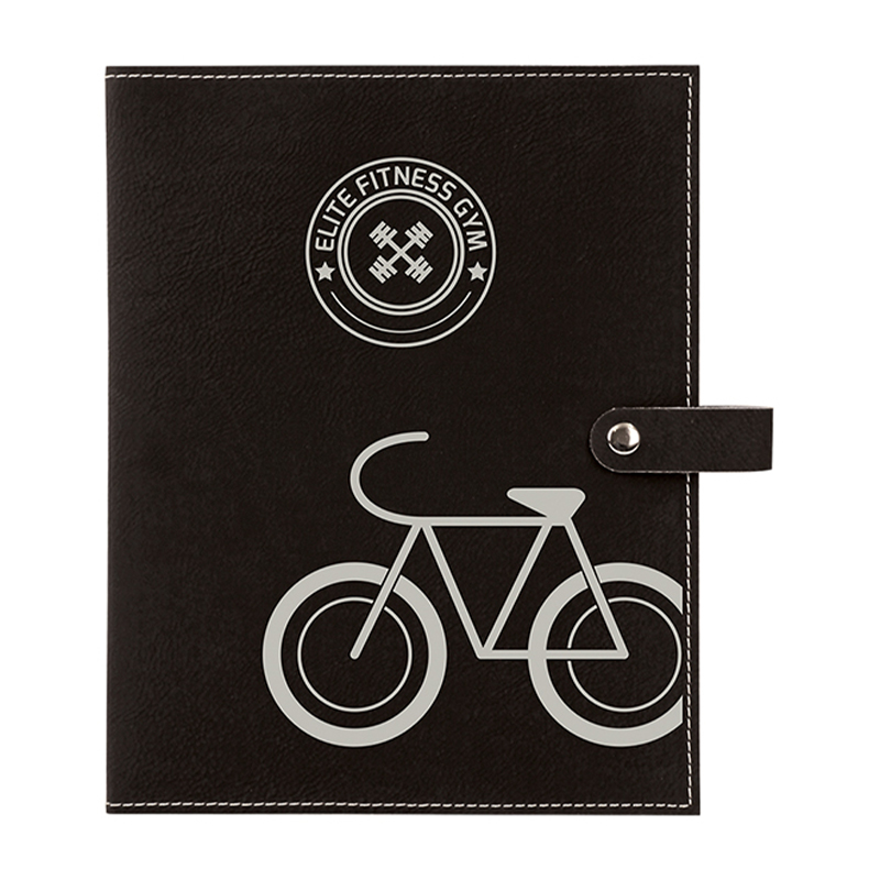 Leatherette Book Cover na may Snap Closure Leatherette Book Cover na may Snap Closure