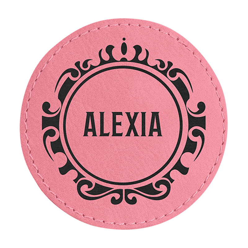 Round Leatherette Coaster