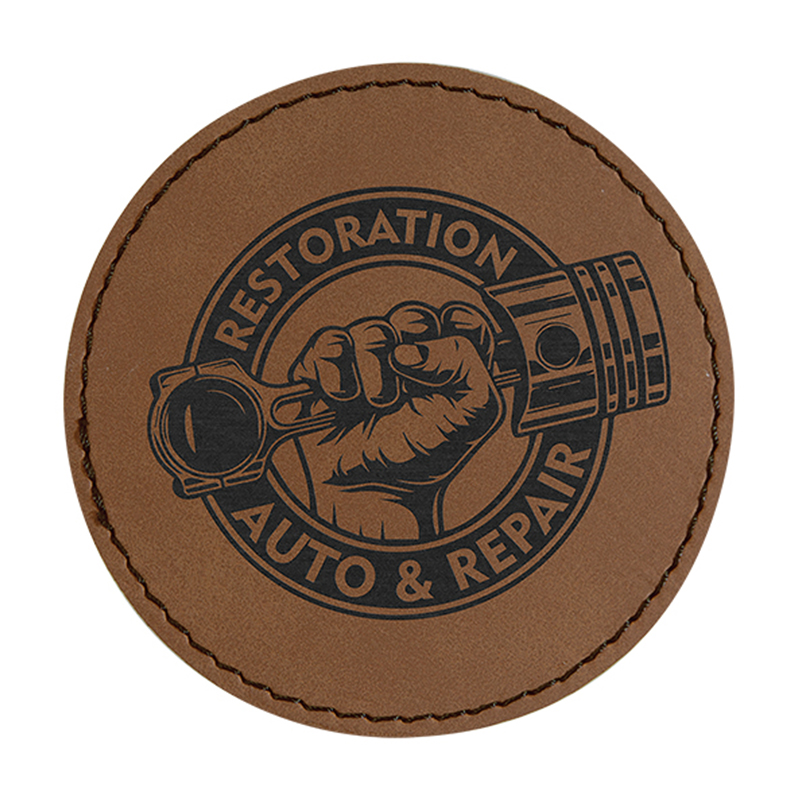 Round Leatherette Coaster
