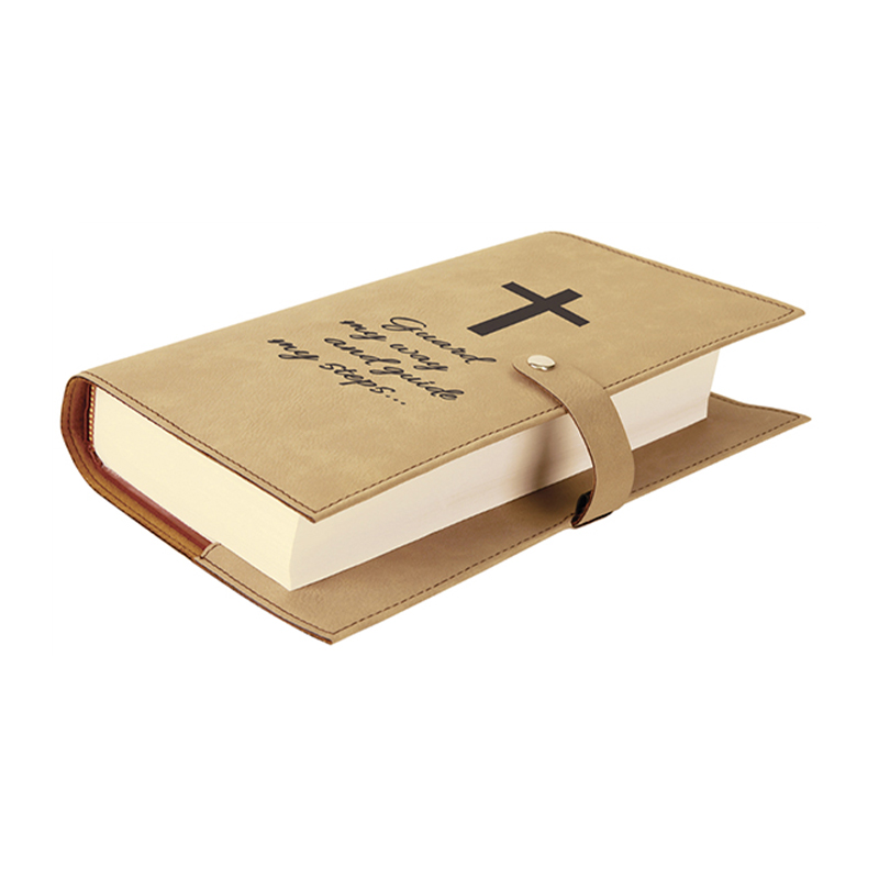 Leatherette Book Cover na may Snap Closure Leatherette Book Cover na may Snap Closure