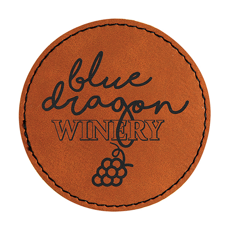 Round Leatherette Coaster