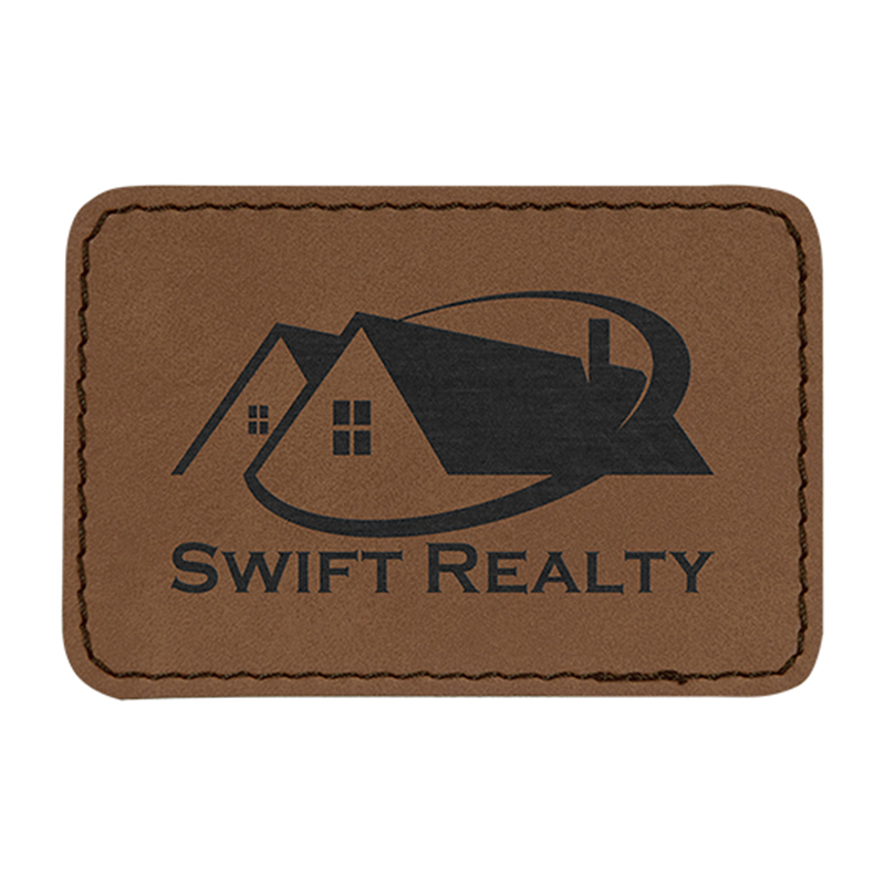 3' x 2' Rectangle Leatherette Patch