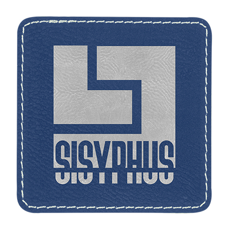 3 1/2' x 2 1/2' Square Leatherette Patch 3 1/2' x 2 1/2' Square Leatherette Patch