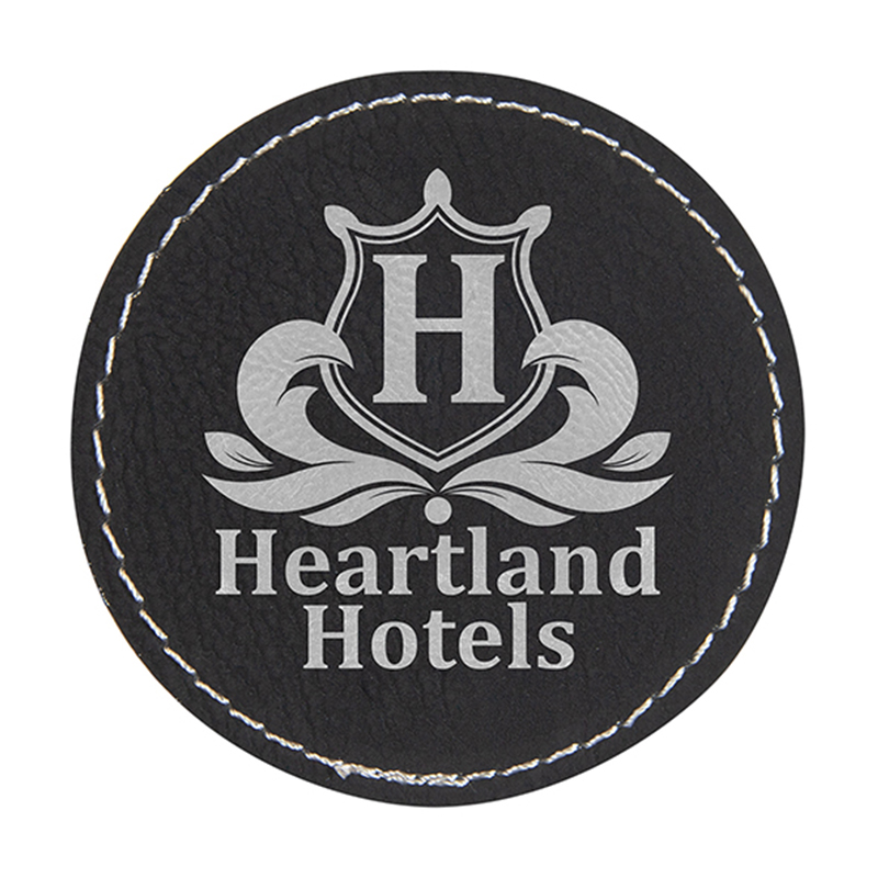 Round Leatherette Coaster