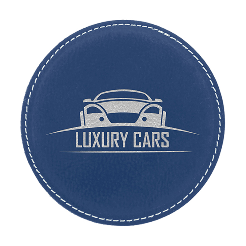 Round Leatherette Coaster