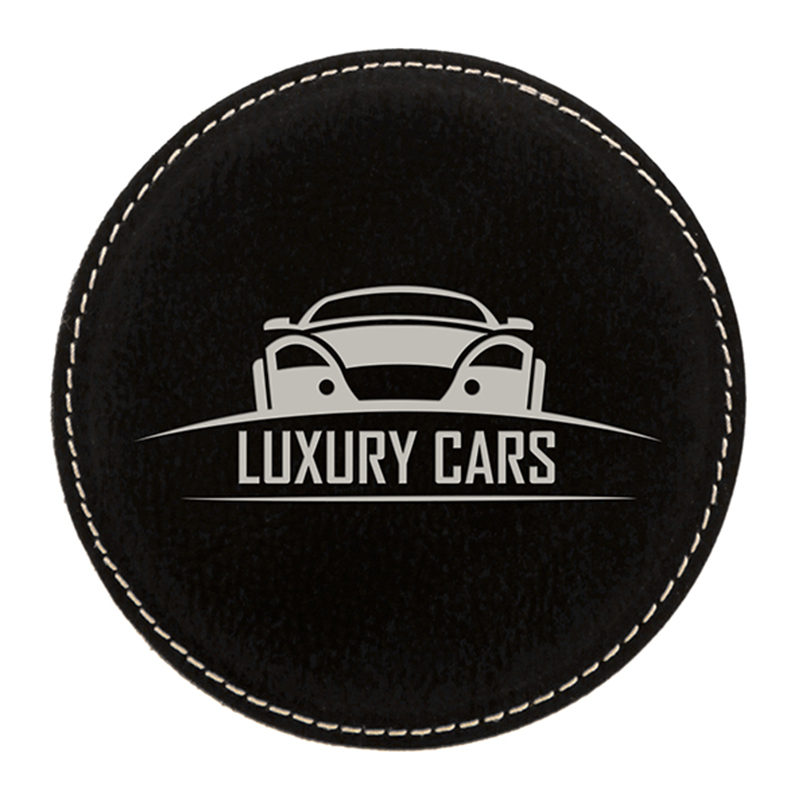 Round Leatherette Coaster
