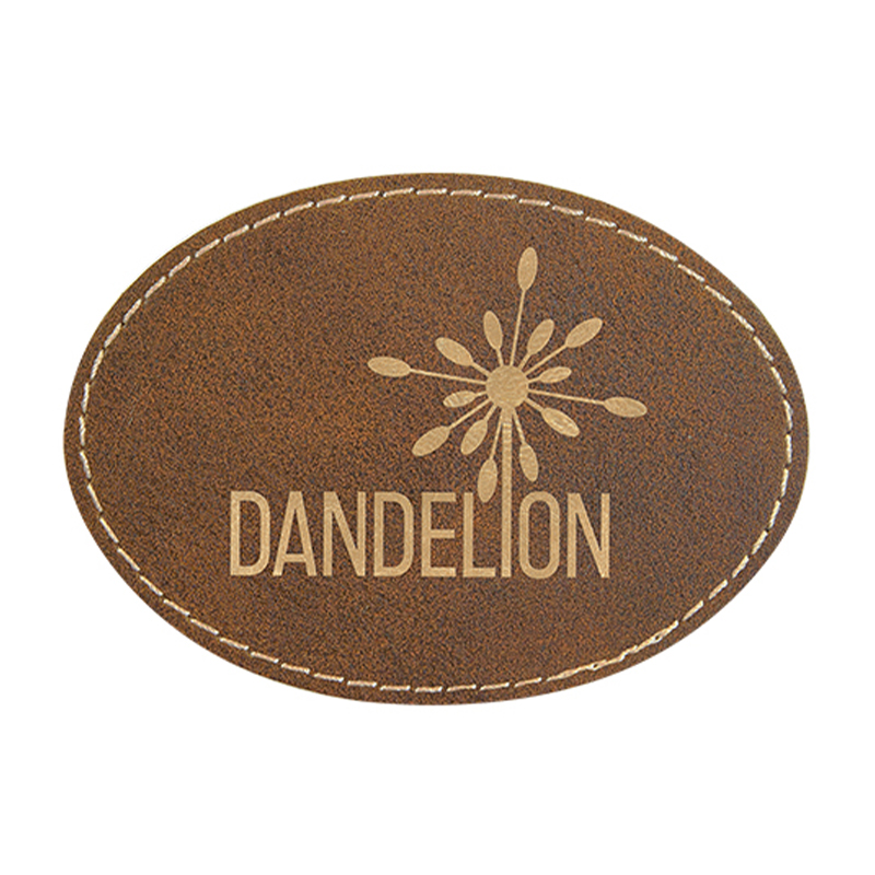 3 1/2' x 2 1/2' Oval Leatherette Patch 3 1/2' x 2 1/2' Oval Leatherette Patch