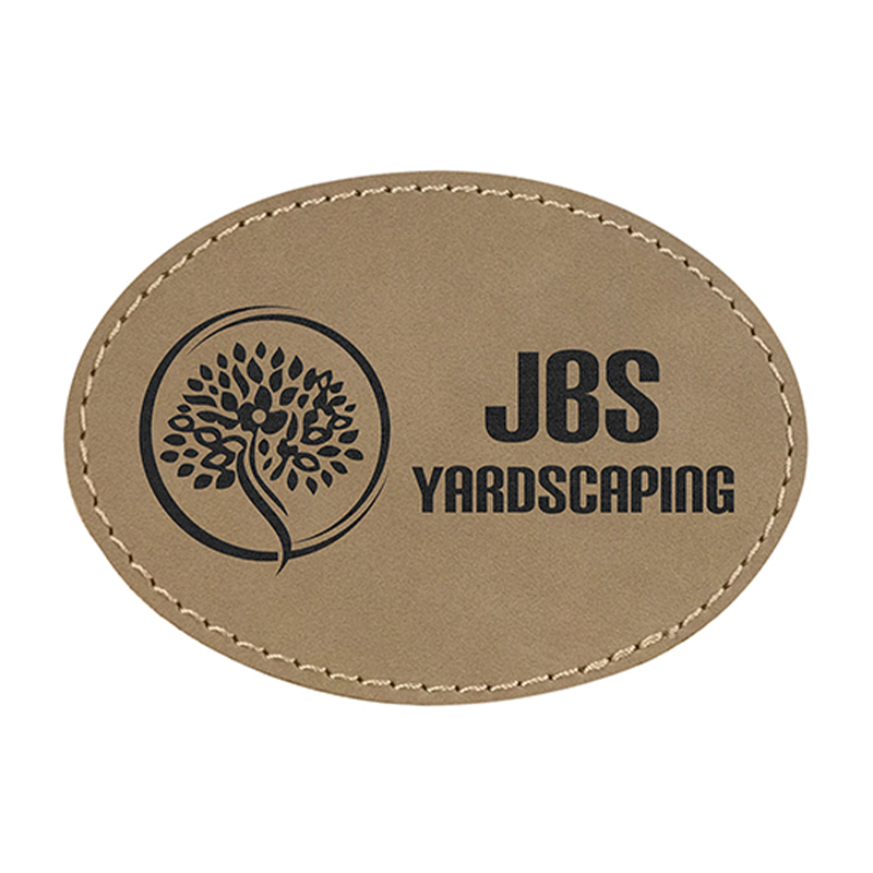 3 1/2' x 2 1/2' Oval Leatherette Patch 3 1/2' x 2 1/2' Oval Leatherette Patch