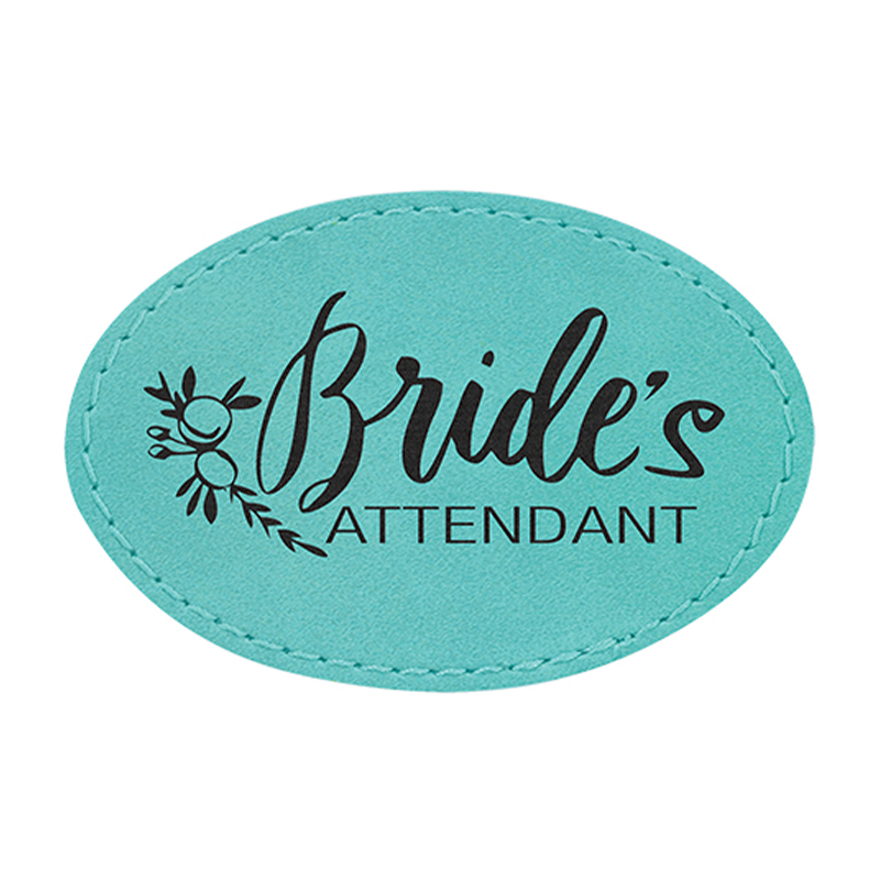 3' x 2' Oval Leatherette Patch