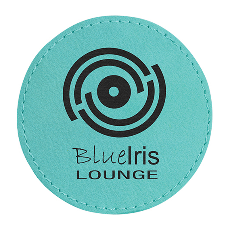 2 1/2' Round Leatherette Patch