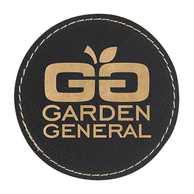2 1/2' Round Leatherette Patch