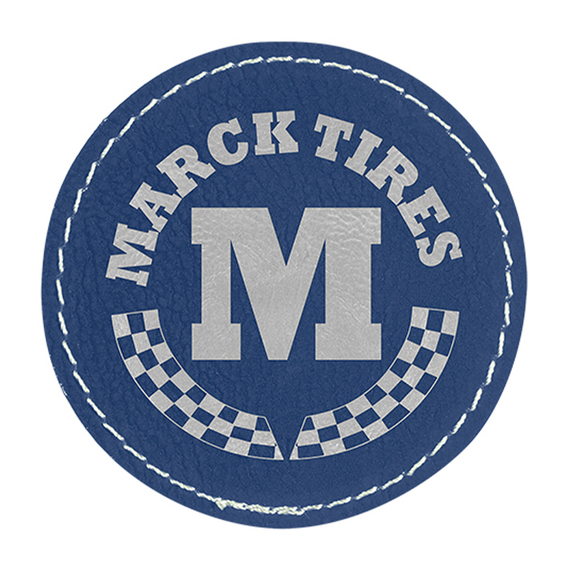 3' Round Leatherette Patches