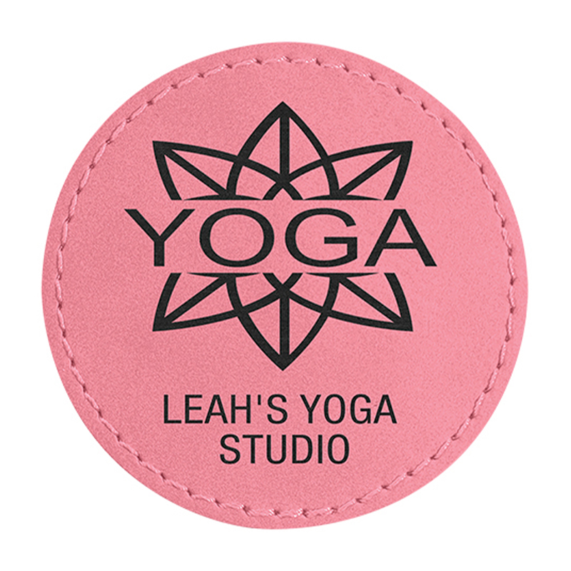 3' Round Leatherette Patches