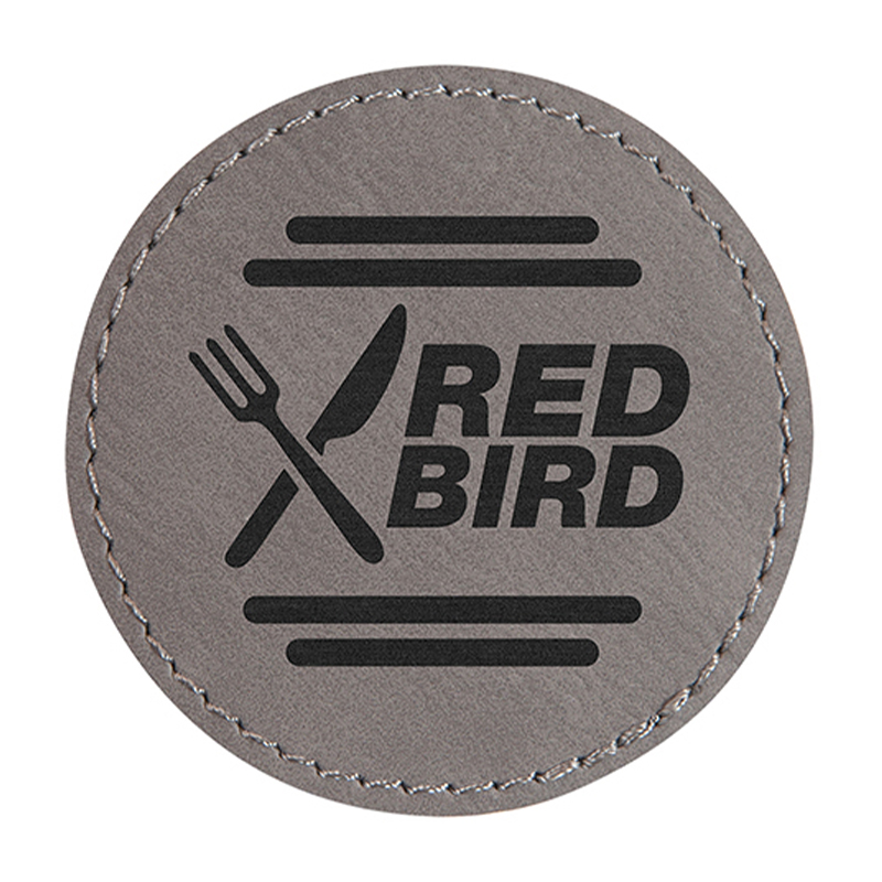 3' Round Leatherette Patches