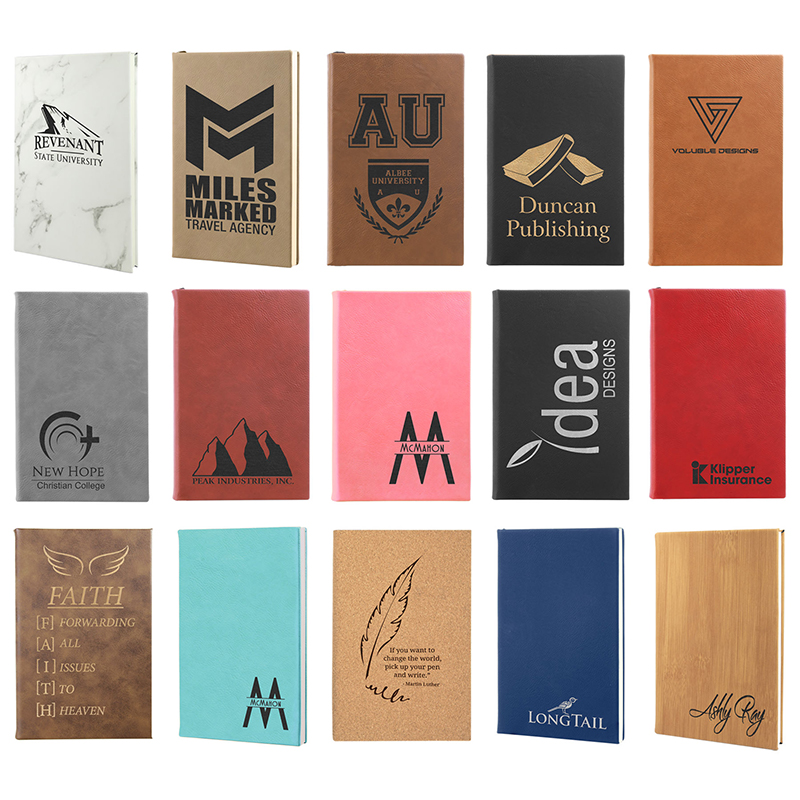 Laserable Leatherette 5 1/4 x 8 1/4 Sketch Book